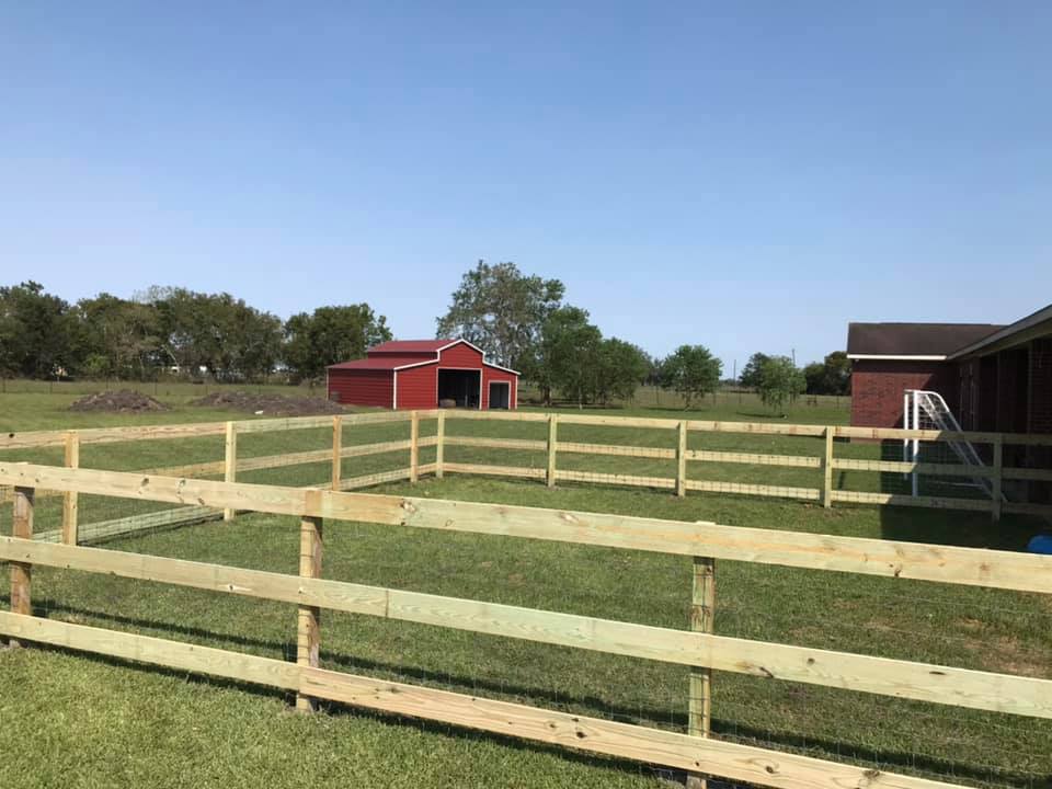 ranch fence with wire